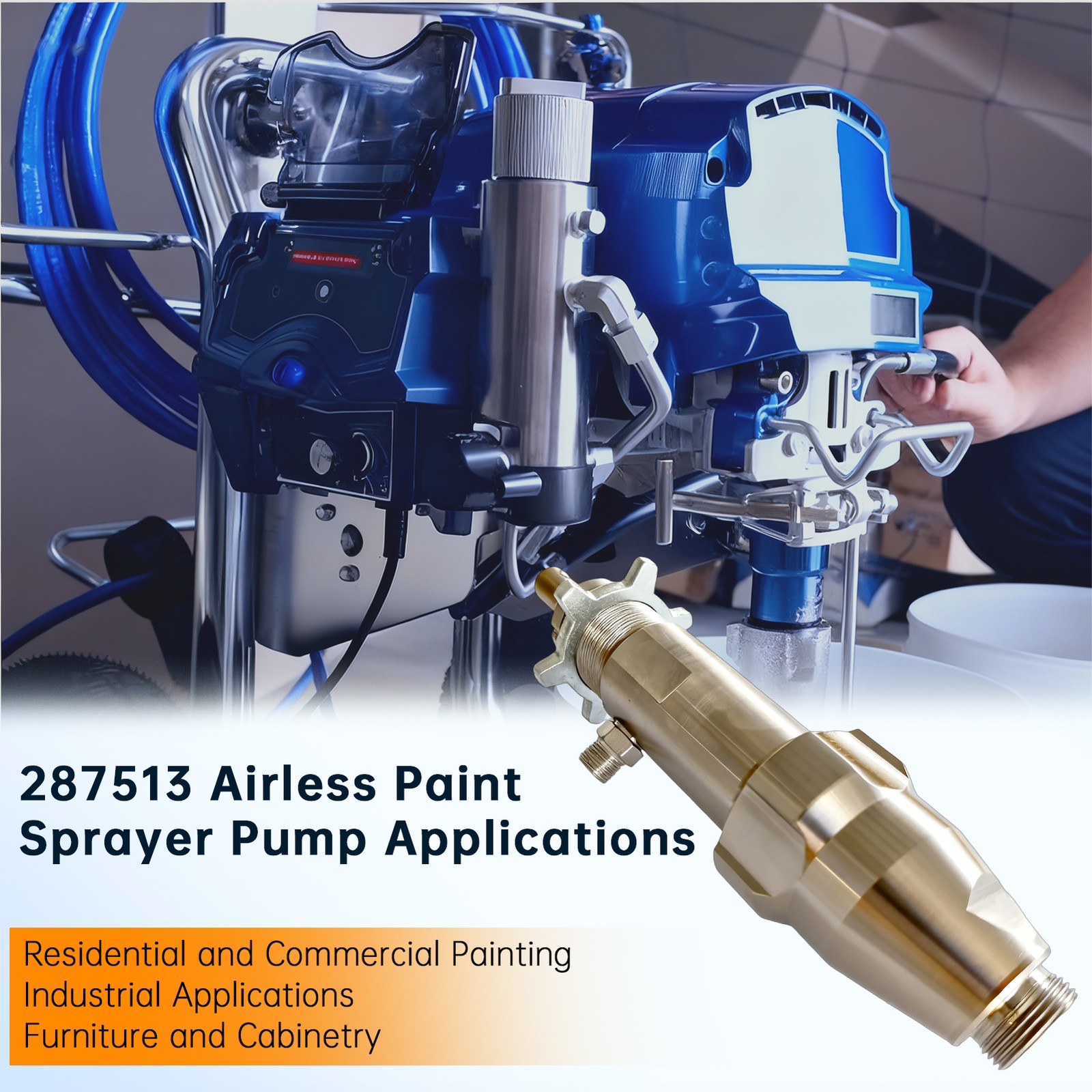 Airless Paint Sprayer 287552 Cylinder For 287513 Pump 1095 1595 5900 Replace