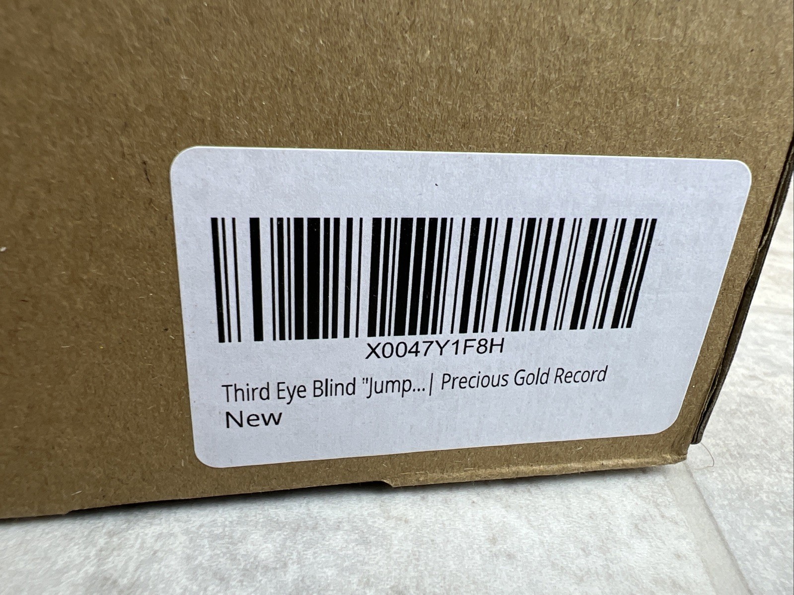 Third Eye Blind Jumper Gold Record- 5 Inch- 24 Karat - Rare- Limited Edition New