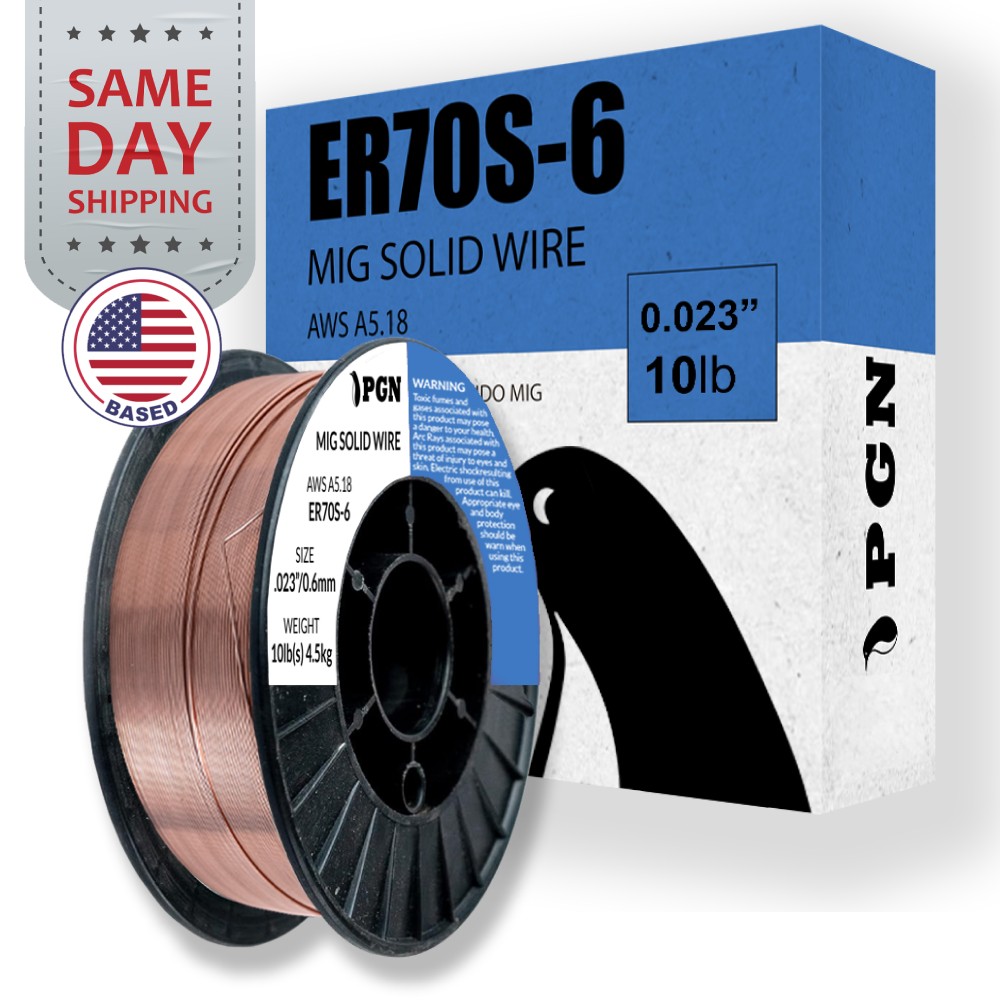 ER70S-6 .023" (0.6 mm) - 10-Lb - Mild Steel MIG Welding Wire