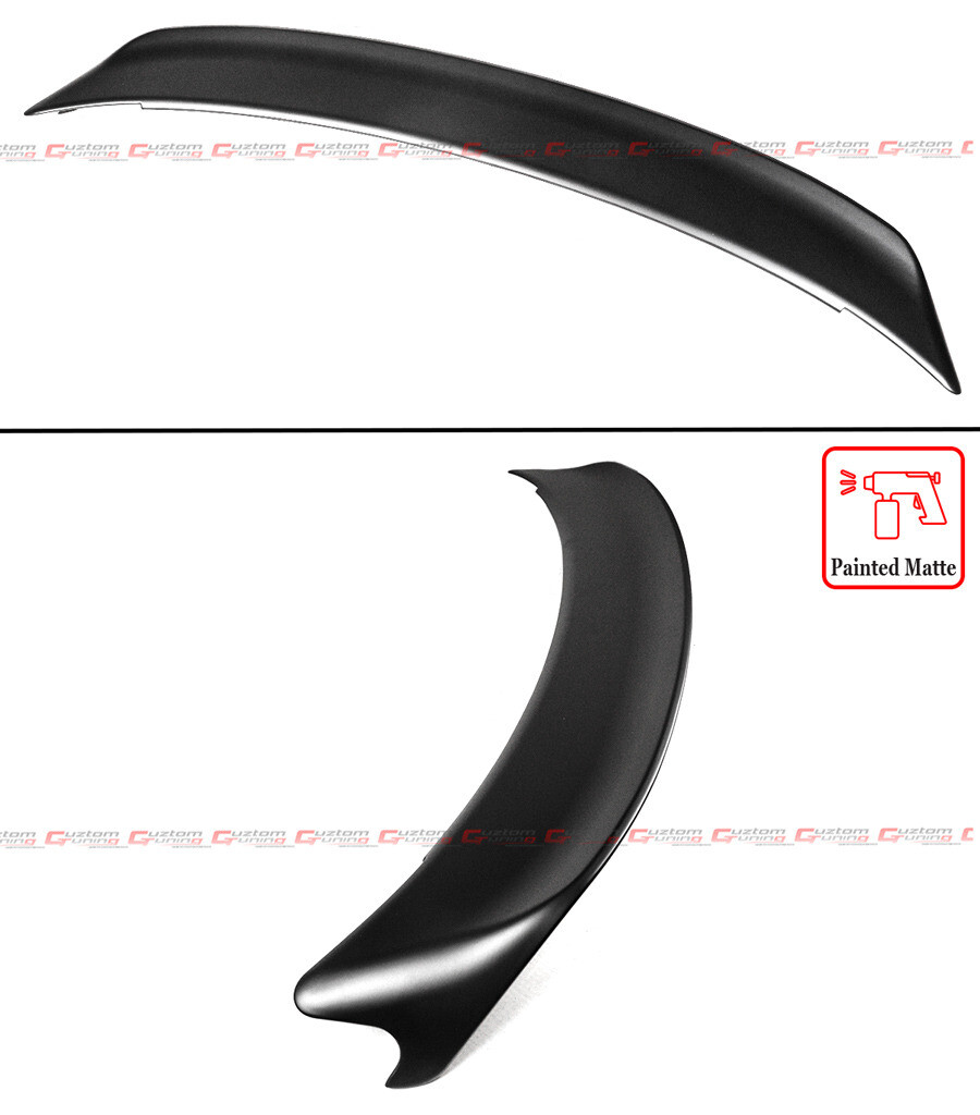 FOR 15-23 DODGE CHARGER AMPP REDEYE STYLE MATT BLACK HIGHKICK TRUNK SPOILER WING