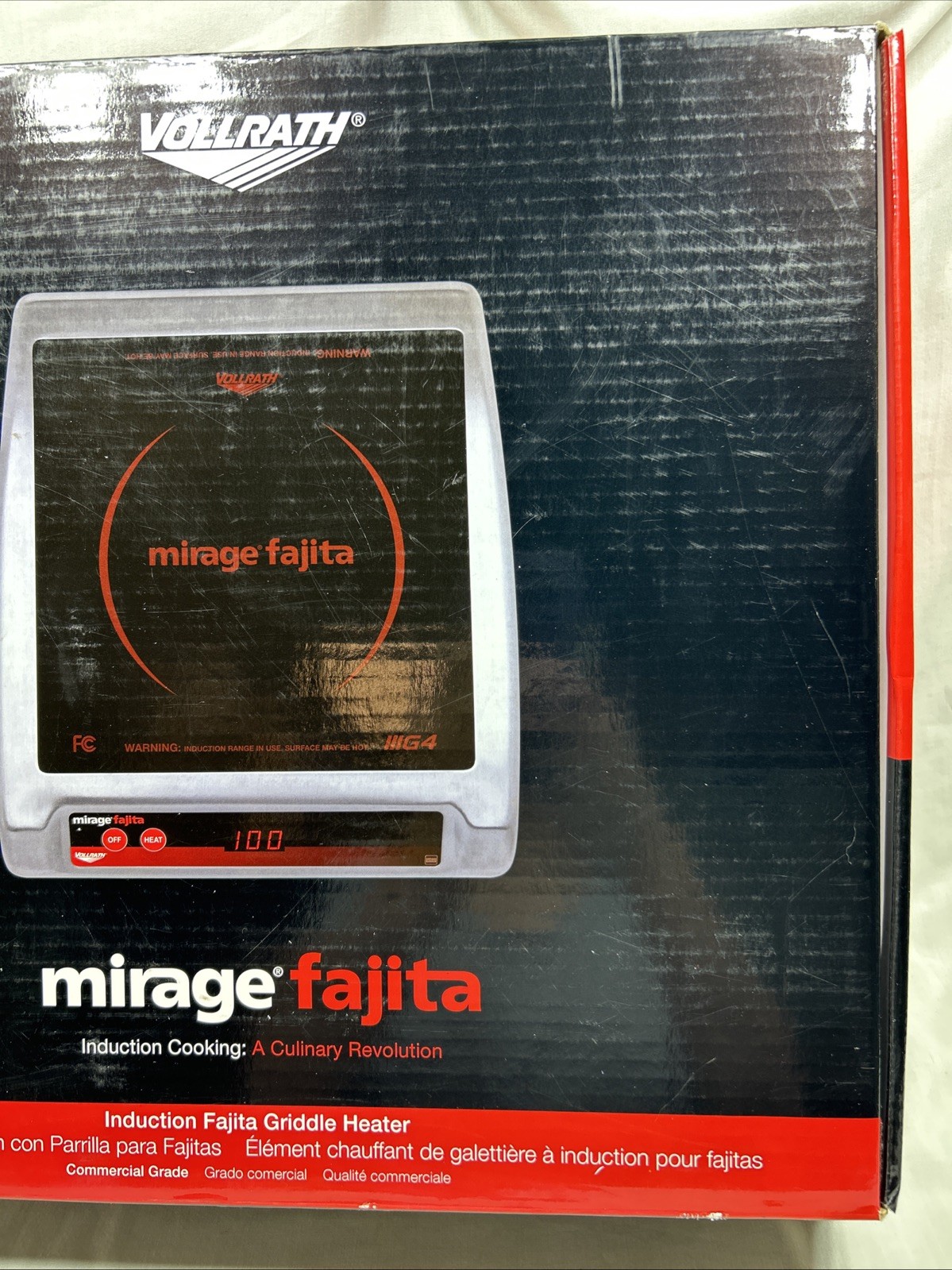 Vollrath Mirage Fajita 59510F Commercial Grade Induction Griddle Heater 1440W