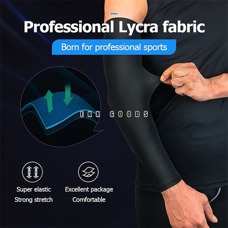 UV Sun Protection Arm Sleeve - Cooling Compression Sleeves for Men & Women
