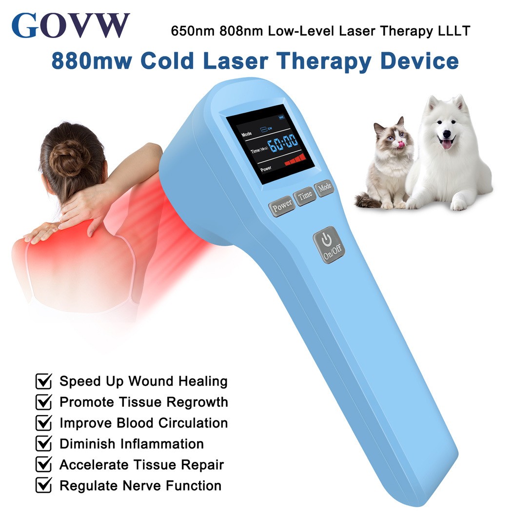 Red Light Therapy For Knees Pain And Muscle Recovery 880mW Soft Laser Healing