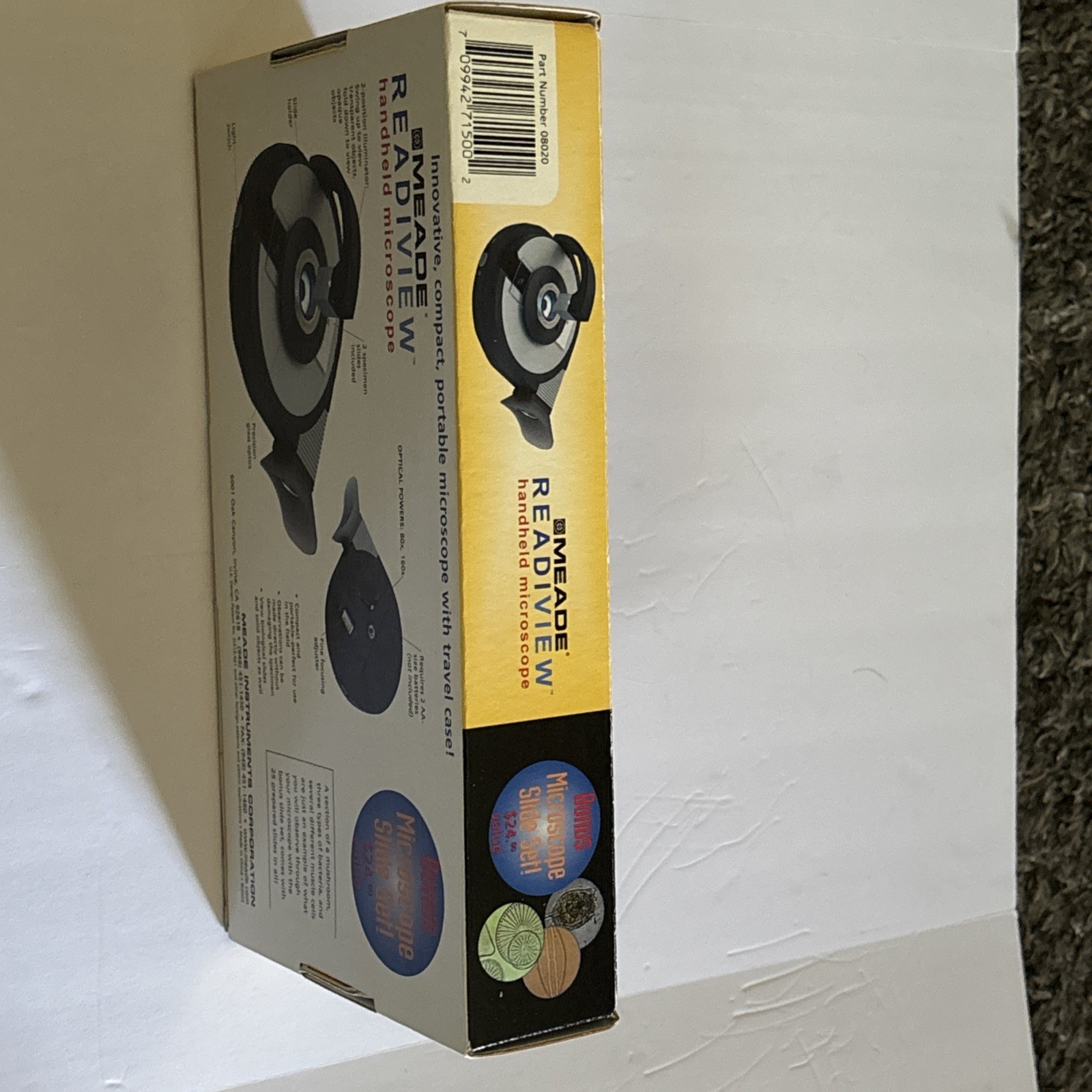 SUPER RARE Vintage Meade Readiview Handheld Microscope