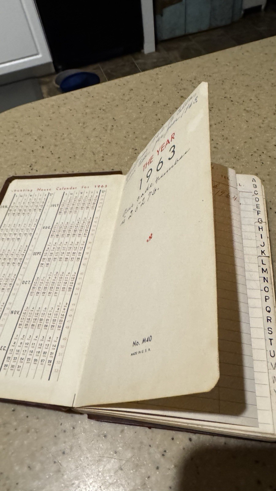 VTG Diary Handwritten JFK President John Kennedy Death Jack Ruby Womans Journal