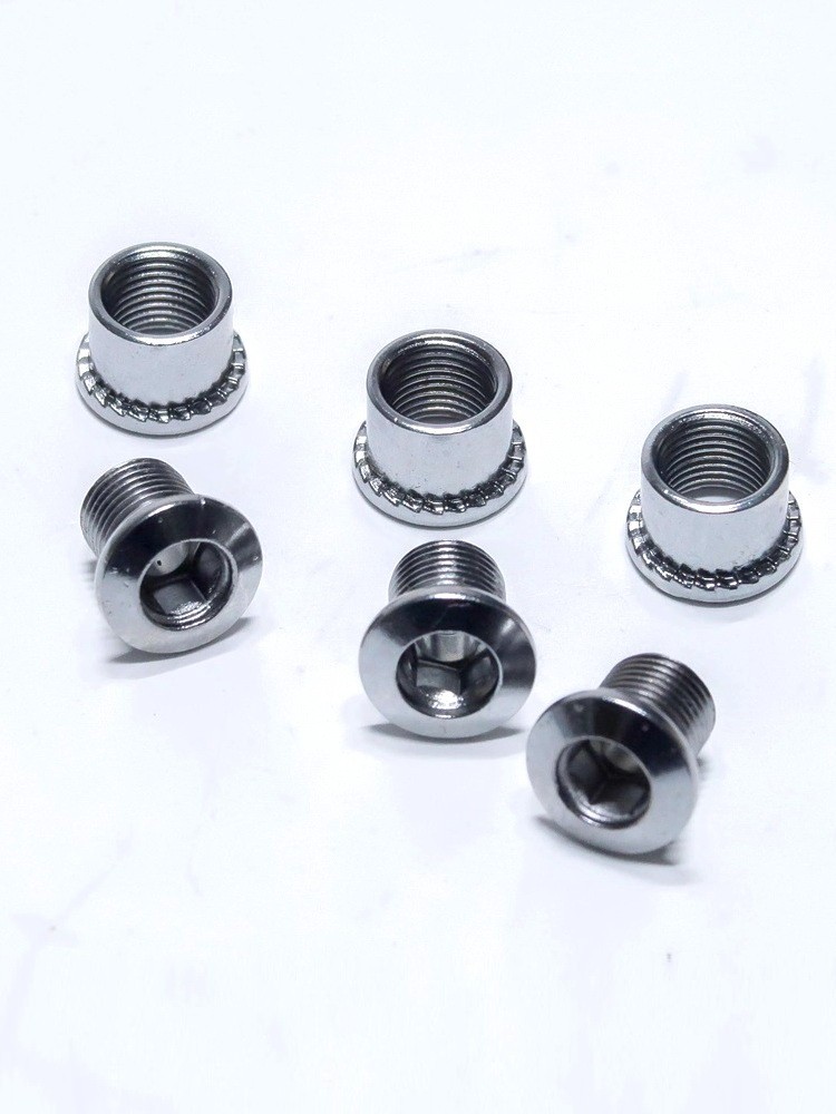 Bicycle Road Bike Crank Nuts Chainwheel Bolts Chainring Screws Bolt 6.5/8.5mm