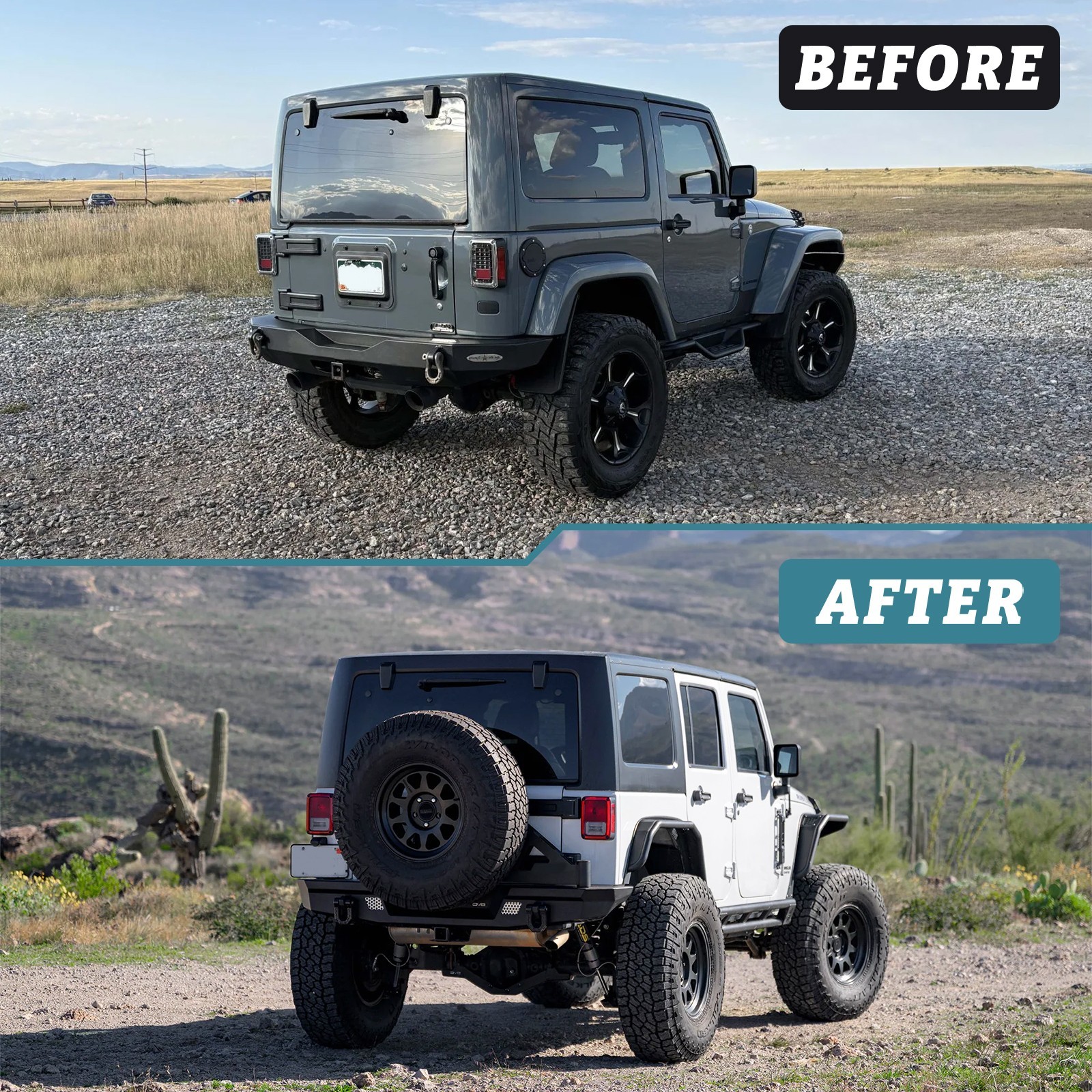 Spare Tire Carrier Tire Rack For Jeep Wrangler JK JKU Unlimited 2007-2018 New