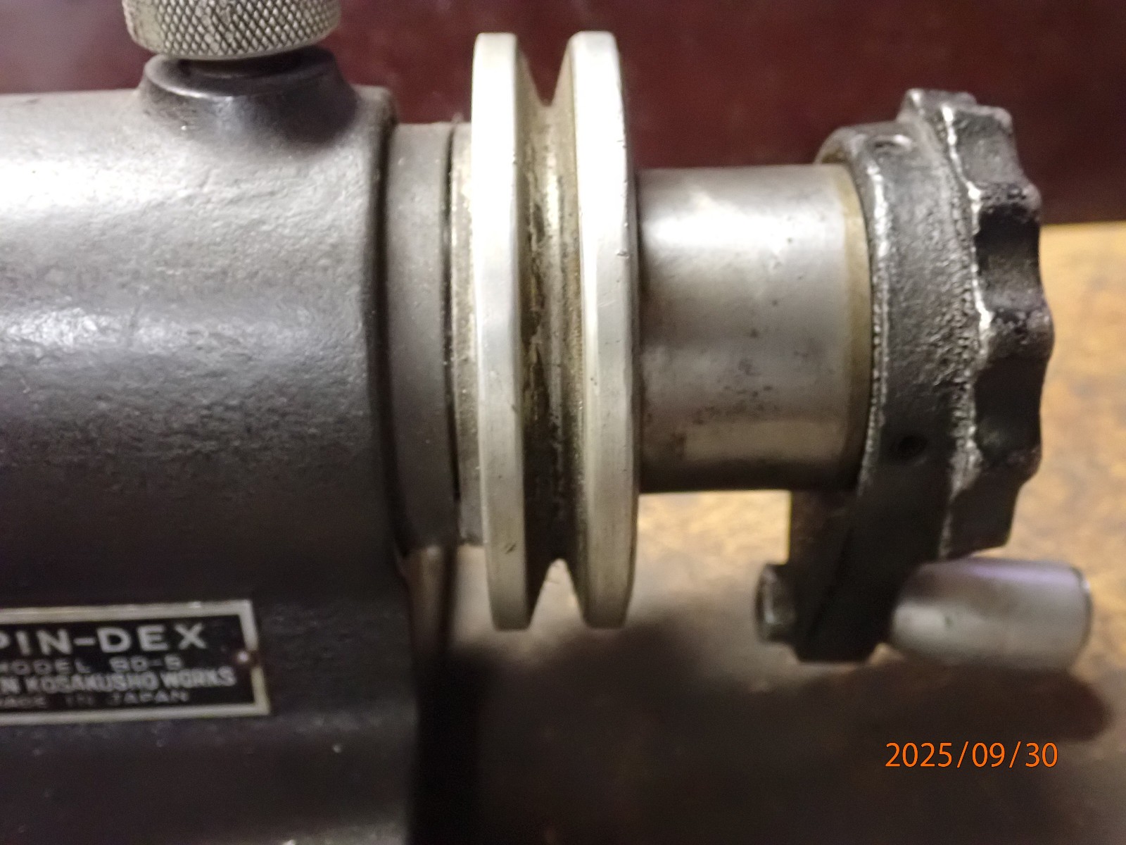 OLDER NIKKEN KOSAKUSHO MADE IN JAPAN 5C COLLET SPIN FIXTURE SPIN-DEX MACHINIST