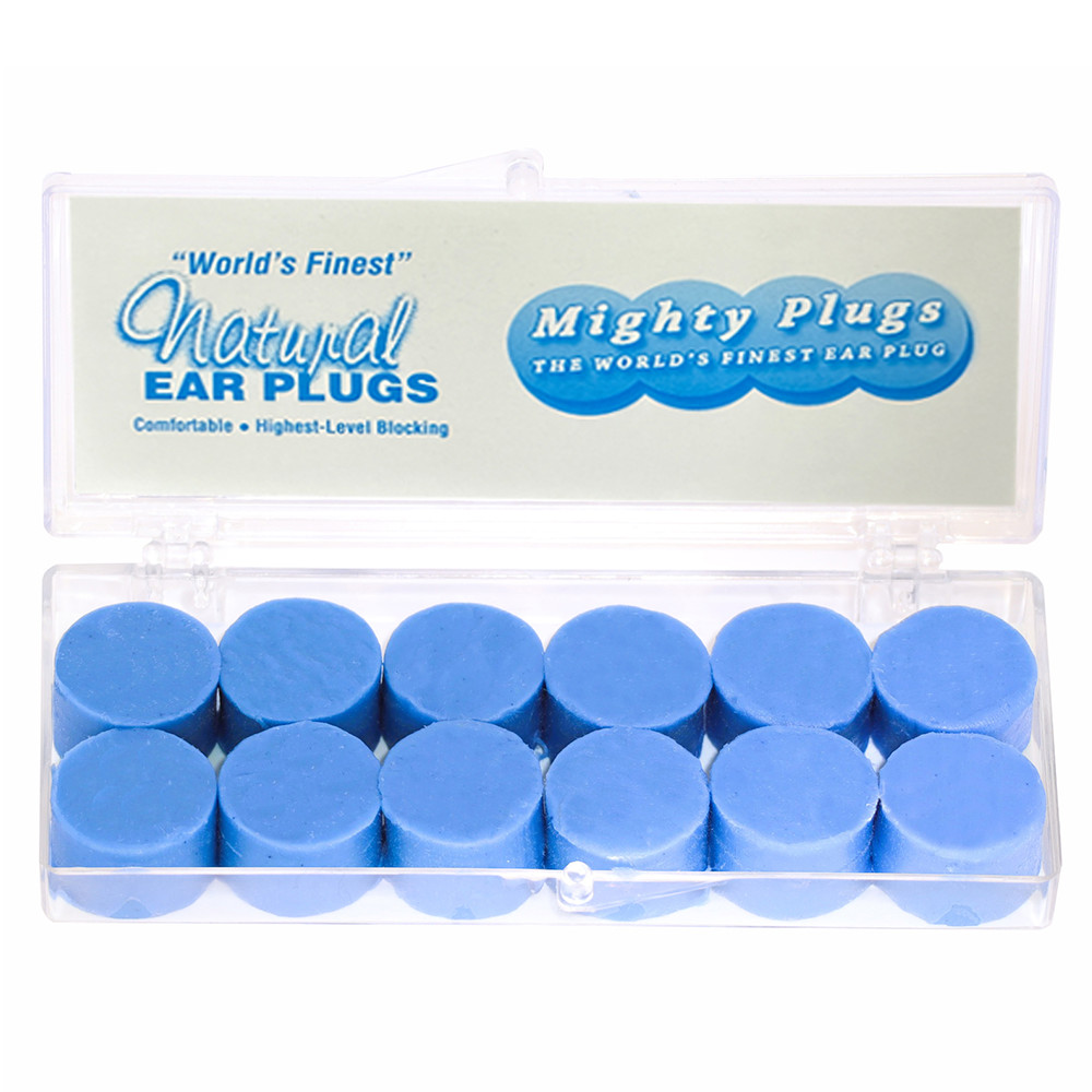 Mighty Plugs Moldable Beeswax Earplugs: 6 Pair Personal Pack