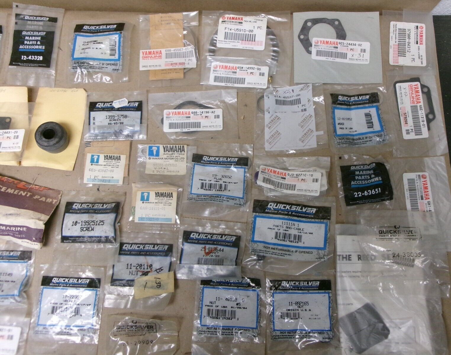 New Assorted Outboard and Inboard Parts (various brands)