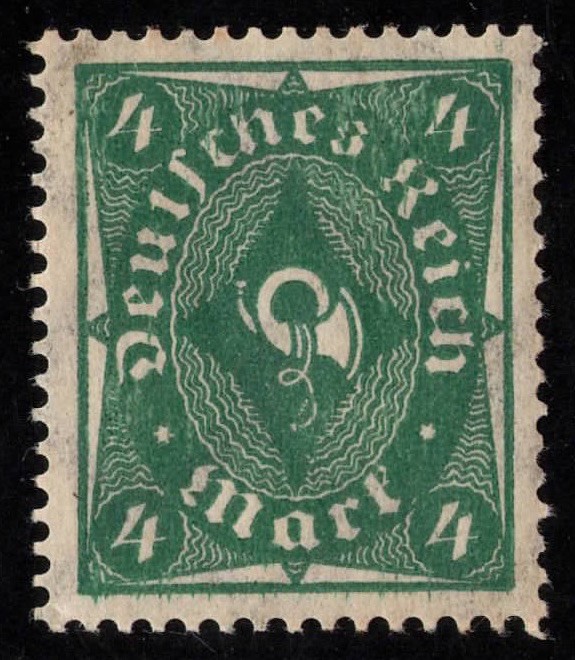 1922–1923 German Deutsches Reich Posthorns lot Michel 224-232 Scott 185-193 Mint