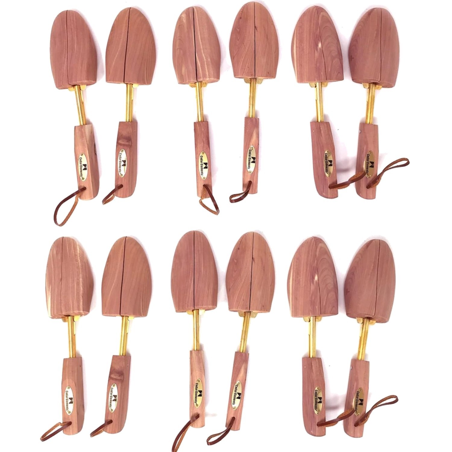 Little Wholesale Program - Combination Cedar Shoe Trees - 6 Pairs