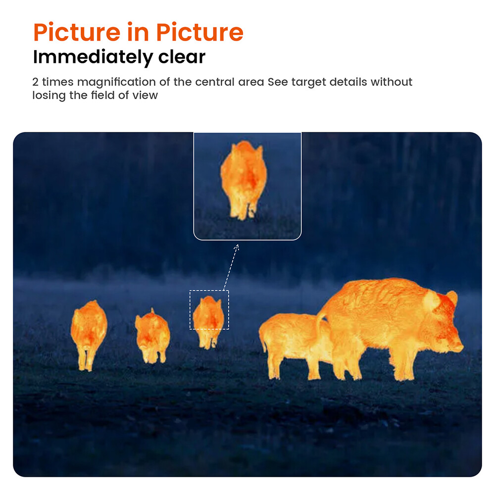 GTGUARD Ai 384x288 Thermal Monocular 15mm 60Hz Lens Night Vision Hunting Scope