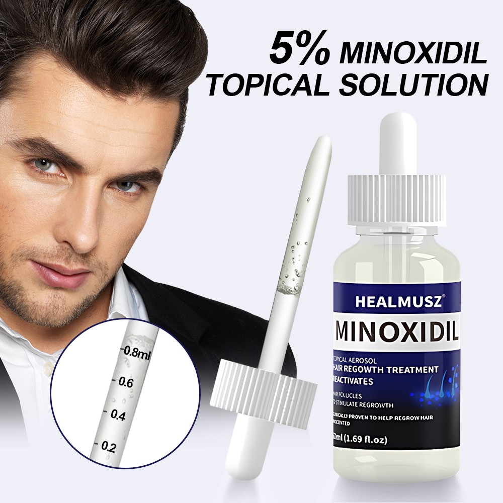 2 Pack Minoxidil 5% Extra Strength Men Hair Regrowth Treatment 2 Month Supply