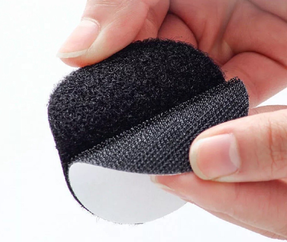 20 Pairs Self adhesive Fastener Hook and Loop Tape nylon adhesive loop fastener