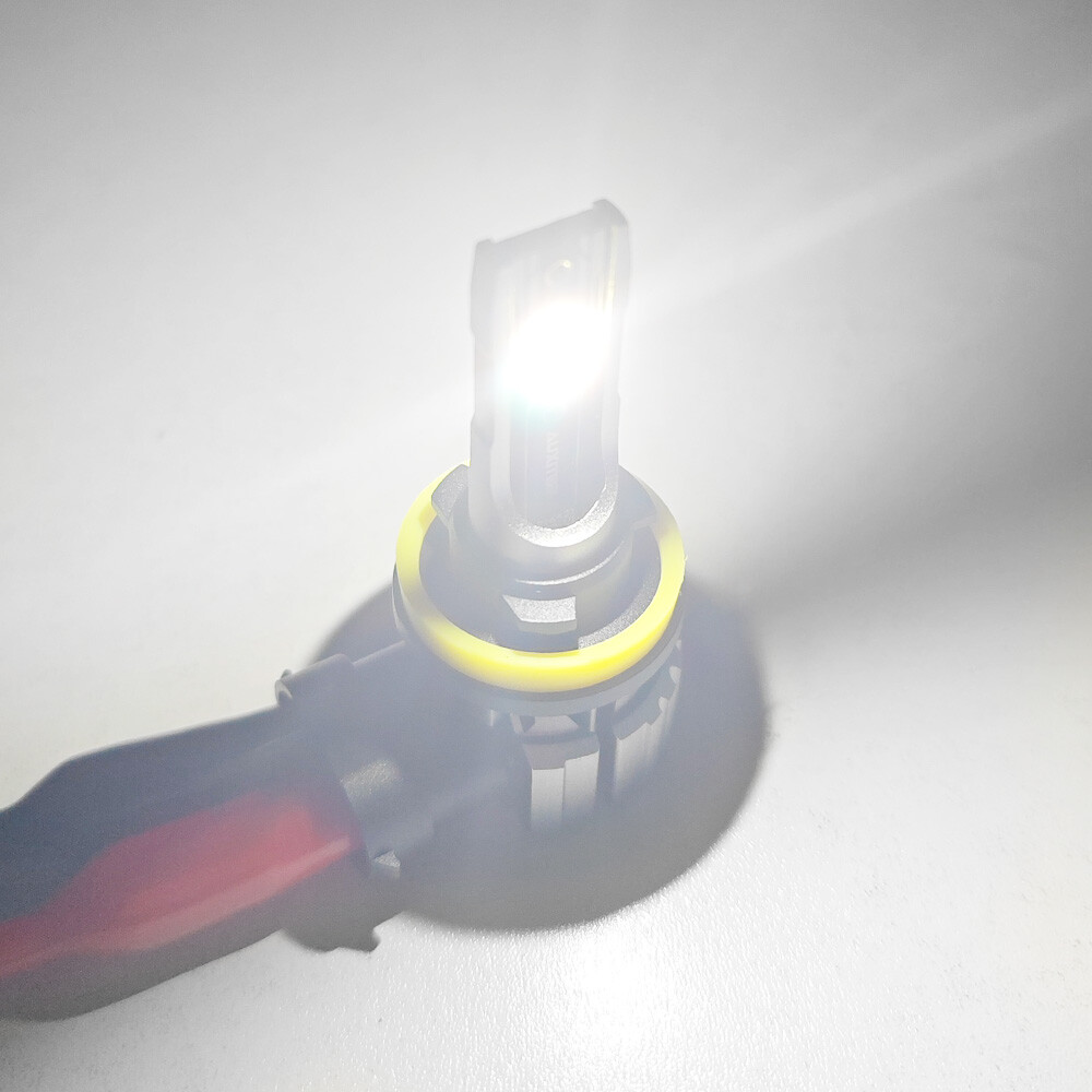 4x AUXITO 9005 H11 LED Combo Headlight Bulbs High Low Beam Kit Extremely White