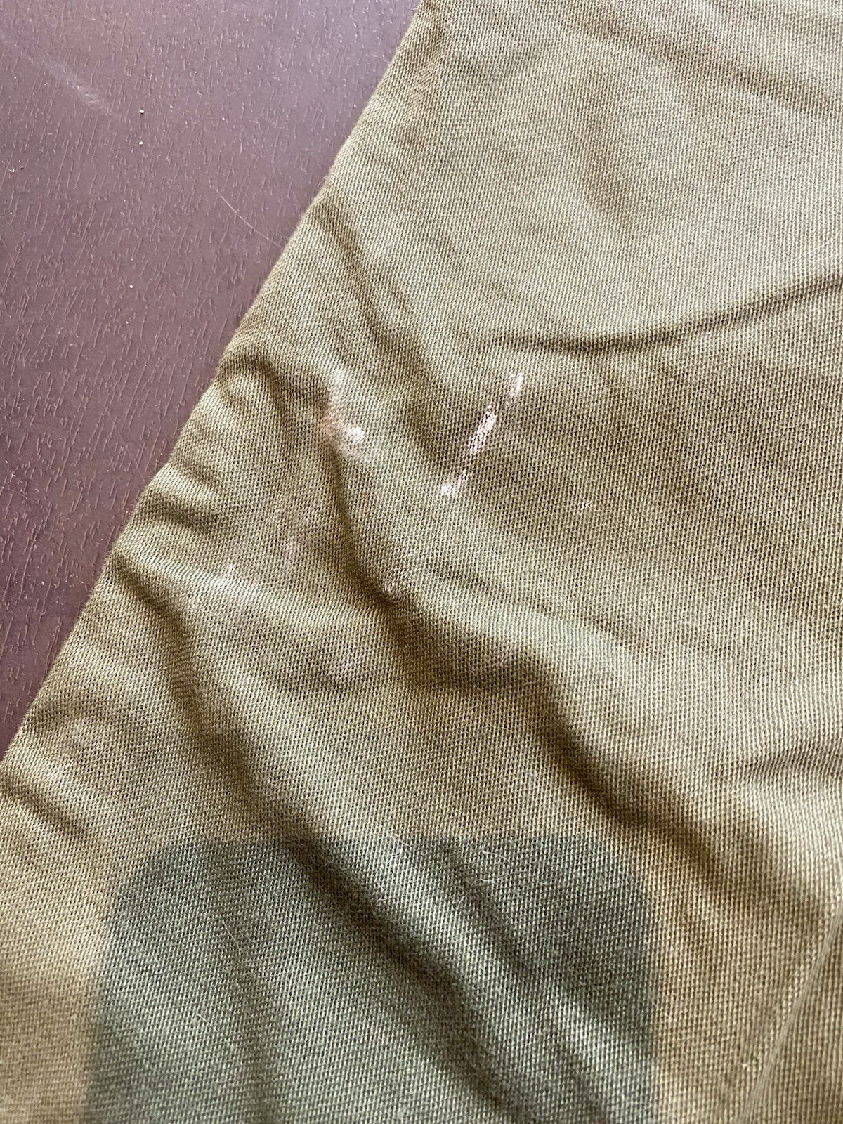 VTG 70s OG 107 pants - 28x31 - Vietnam era - Zipper - Olive Green