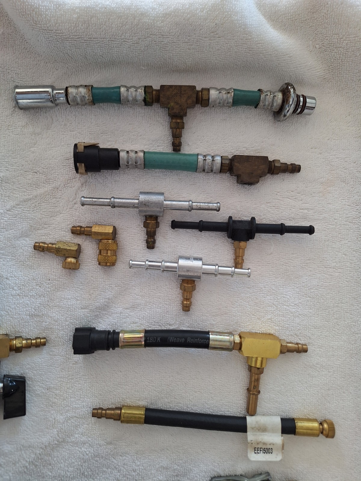 Snap-On Tools Fuel Injection Pressure Gauge Tester Set Plus Extras. EEFI500CORE