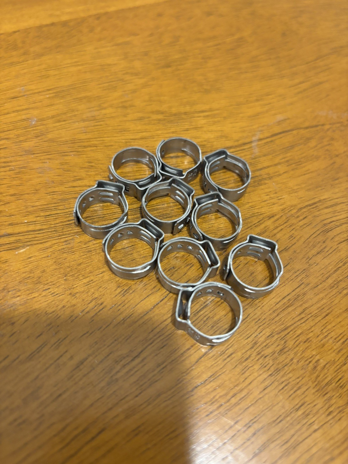 10 Pieces Oetiker Stepless Ear Clamp size 13.3 mm