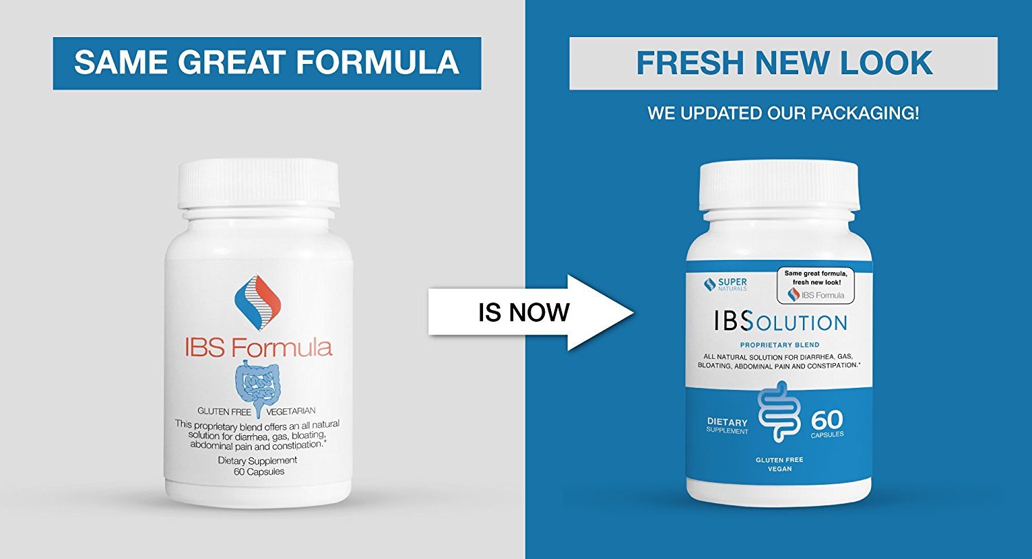 Natural IBS Treatment - IBSolution for Relief of Diarrhea Constipation/Bloating