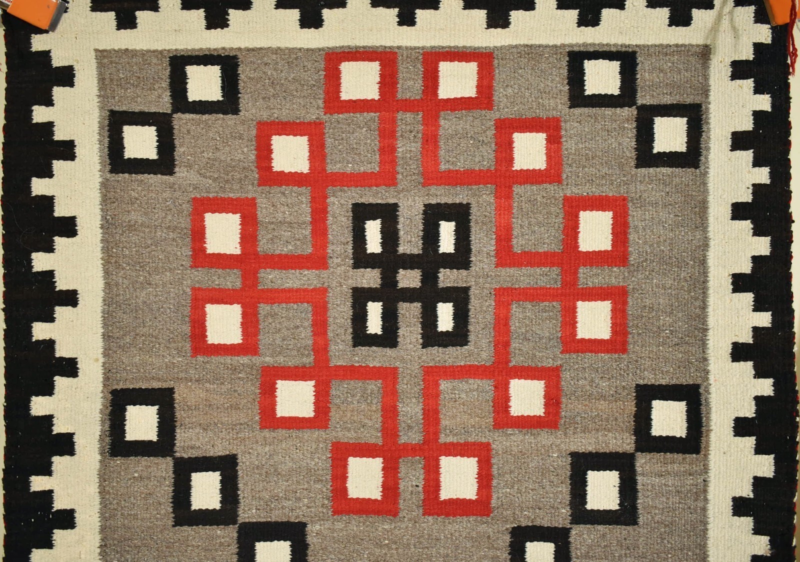 Antique Navajo Rug Klagetoh Native American Indian Vintage Weaving 31" X 48"