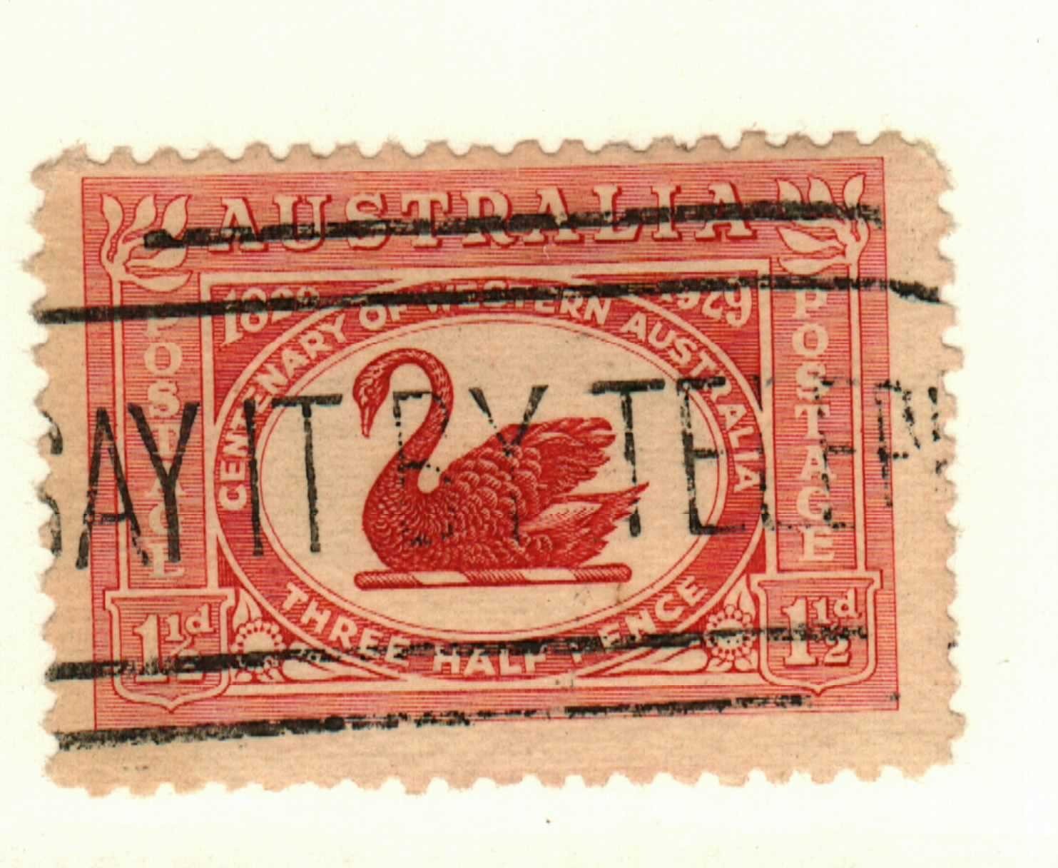 Australia #103 used Centenary Western Australia Swan