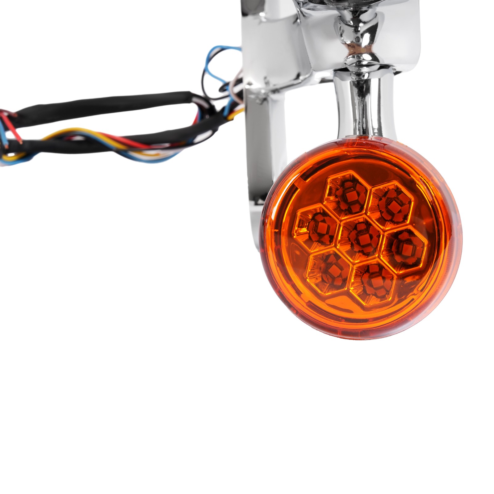 LED Fog Light Turn Signal Spot Bracket For Harley Electra Street Glide FLHX FLHR