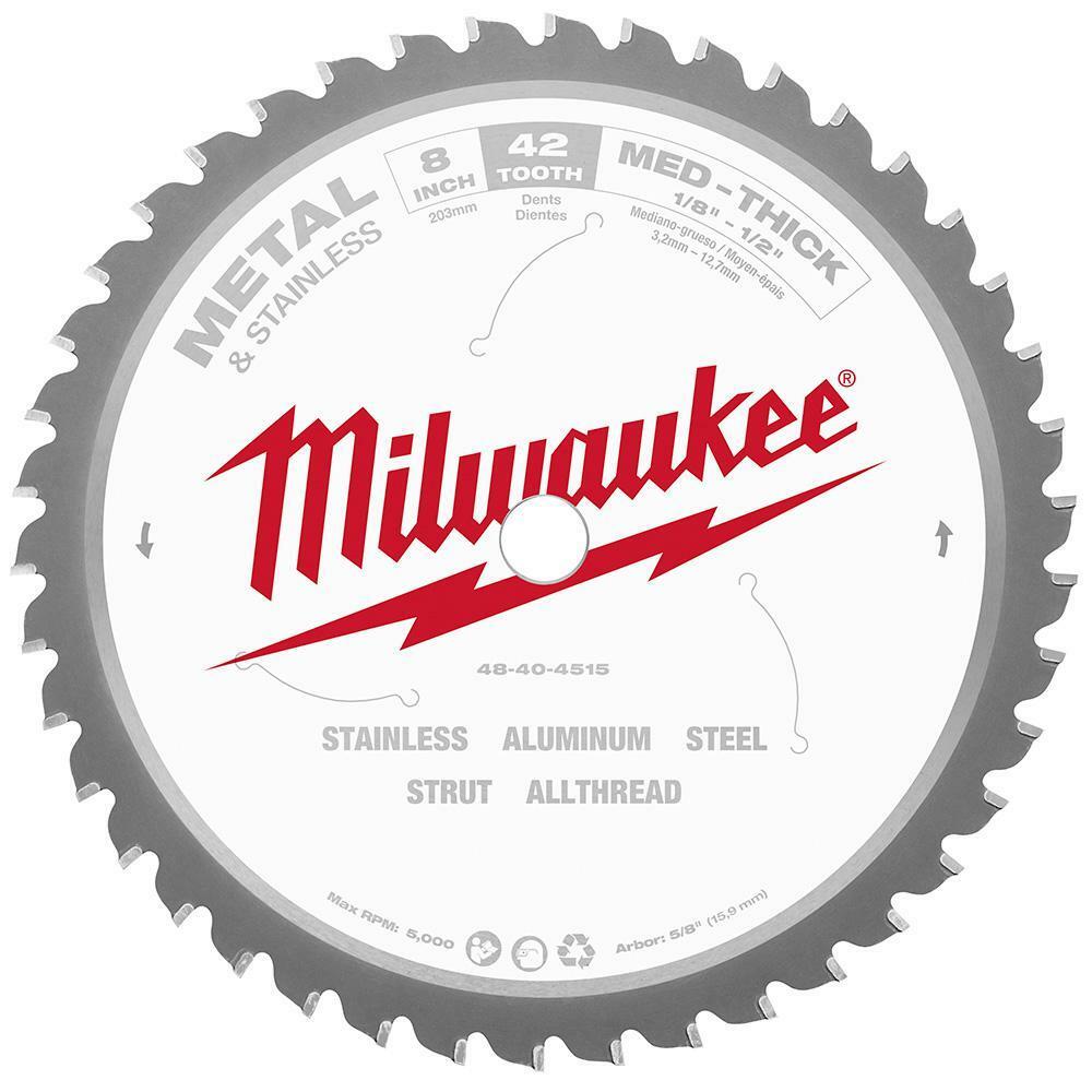 Milwaukee 48-40-4515 8" Circular Saw Blade