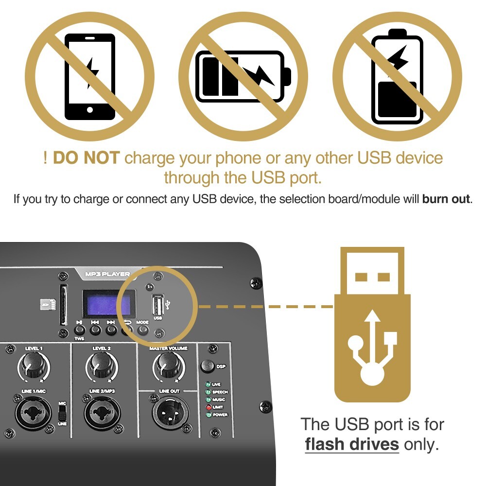 Sound Town Portable Column PA System with 12" Powered Sub, Bluetooth CARPO-L2