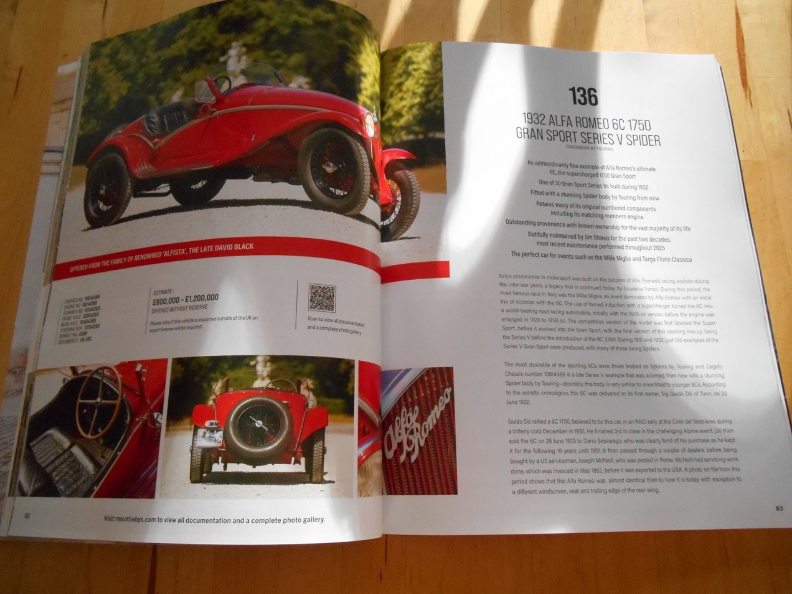 RM Sotheby's Motor Car Auction Catalogue 1 November 2025 Peninsula London sale