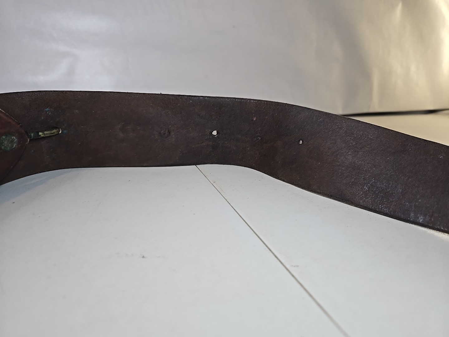 Indian Wars Army Model 1874 Leather Belt w/US Buckle-Rock Island Arsenal 11 Cav