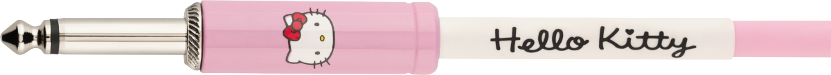 Fender X Hello Kitty Official 18.6' ft Instrument/Guitar Cable, Pink