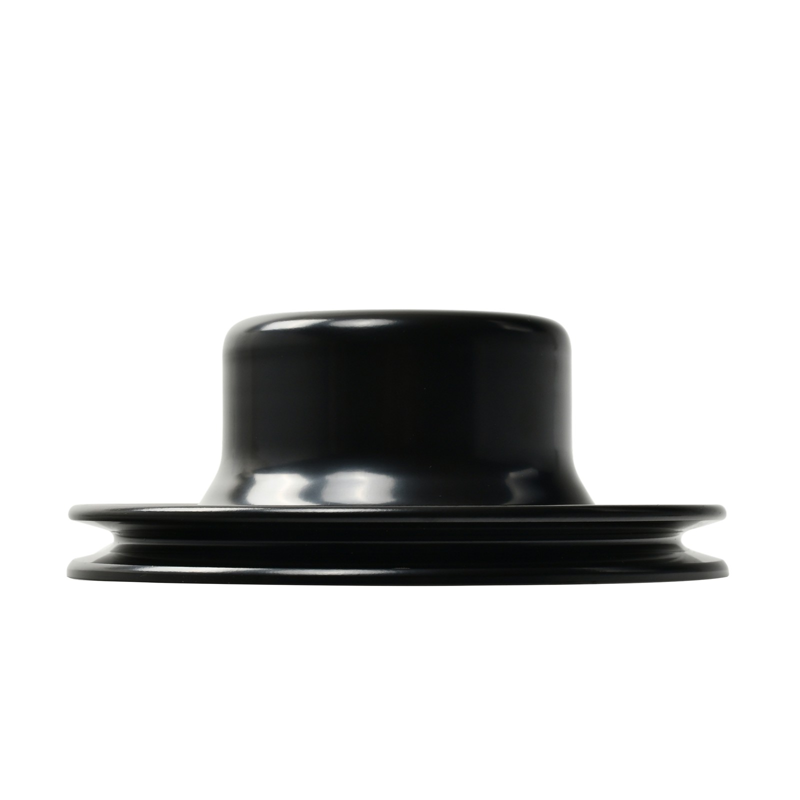 Steel Single-Groove Water Pump Pulley Black for 1965-1969 SBF 260 289 351W V8