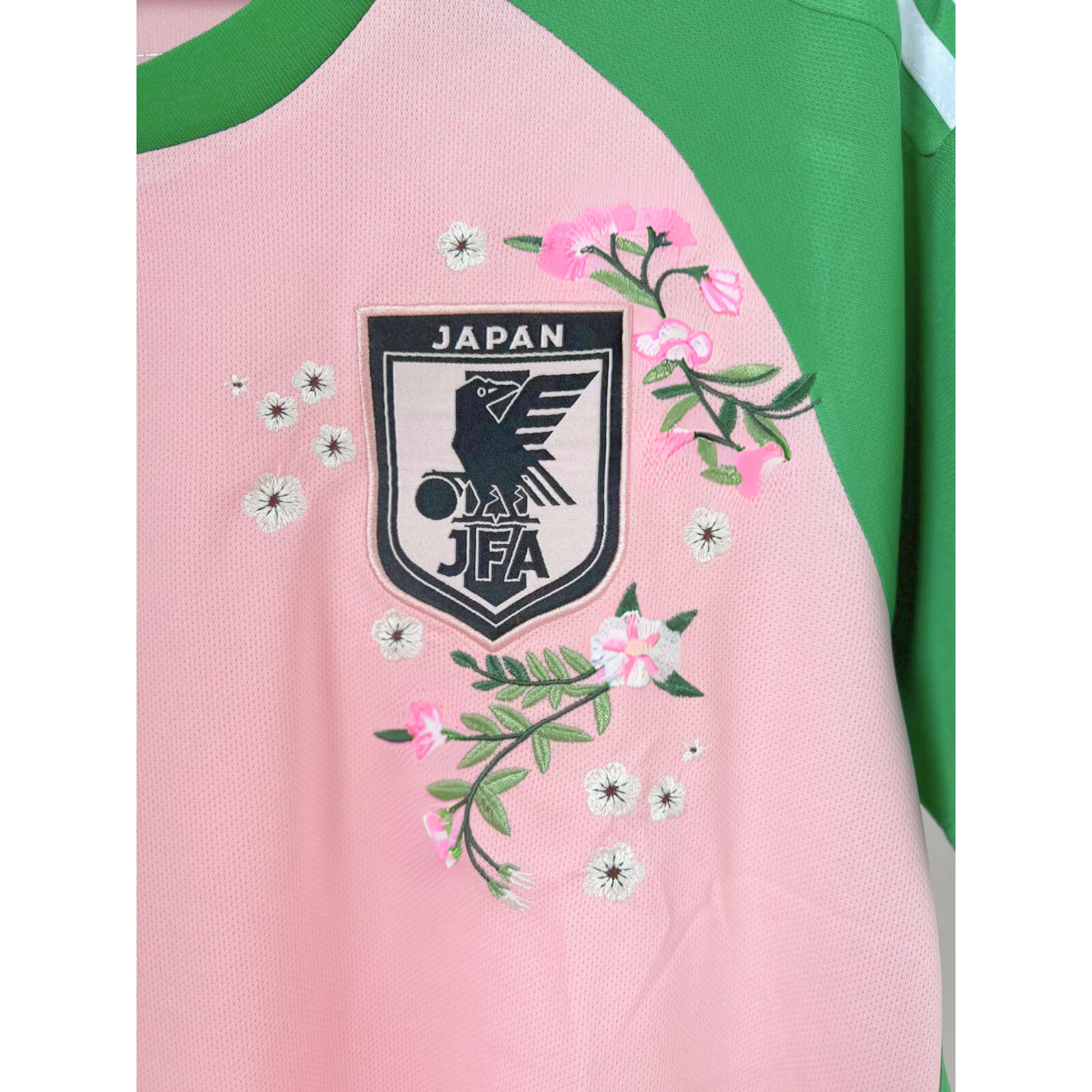 🌸⚽JAPAN X NIGO CUSTOM CHERRY BLOSSOM EMBROIDERY ADIDAS SOCCER JERSEY🌸⚽