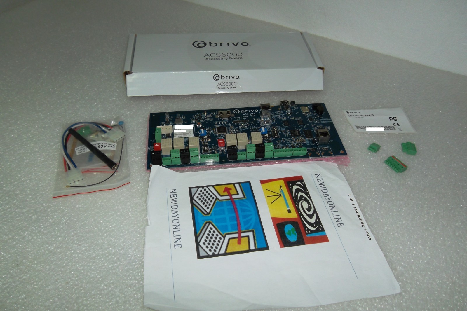 Brivo Systems ACS6000-MBE Door Access Main Control Board ACS6000-DB / ACS6000-E