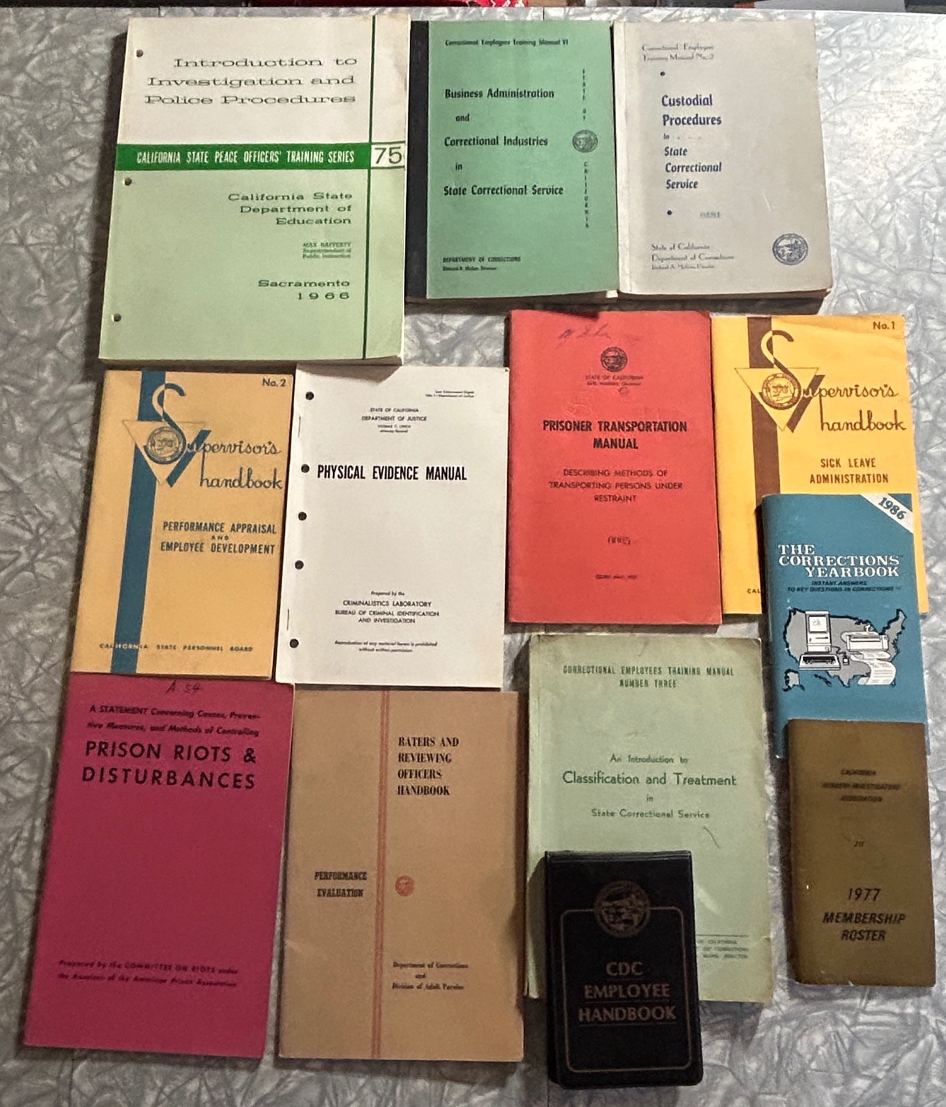 FOLSOM PRISON WARDEN ESTATE LOT BADGES FIRE CAMP PHOTOS WANTED POSTERS AWARDS ++