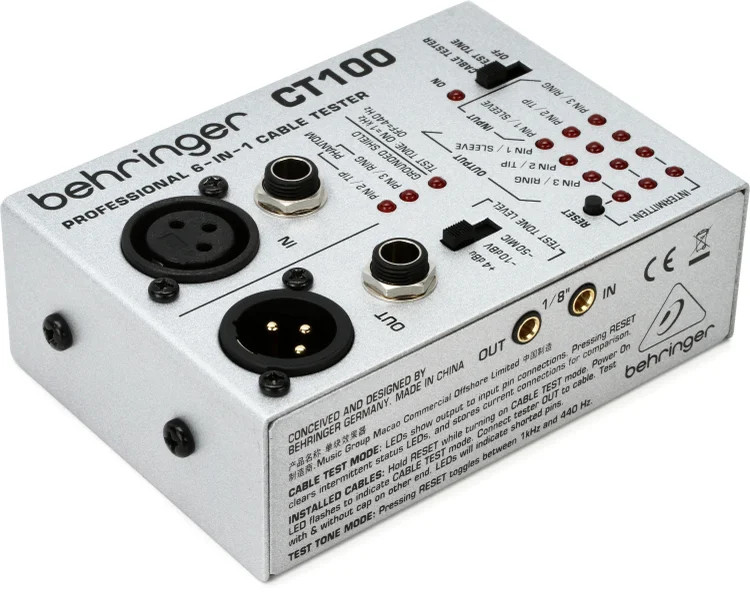 Behringer CT100 6-in-1 Cable Tester