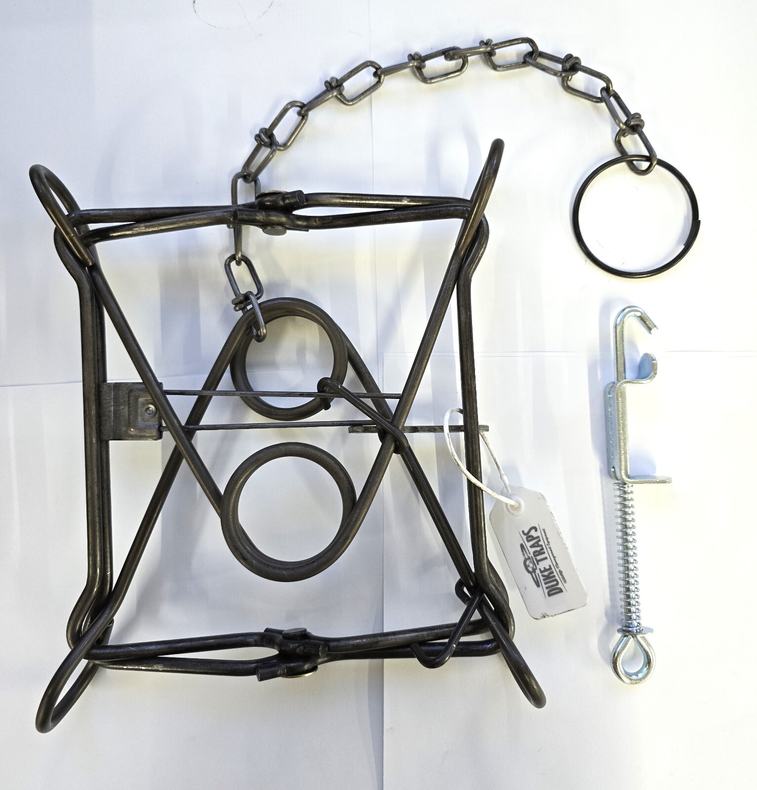 (PACK 3) Duke 220 Body Grip Traps w/Safety Tool, 0420 Fisher, Groundhog, Raccoon