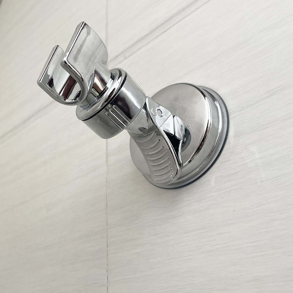 Adjustable Shower Head Holder Suction Cup Handheld Wall Mount Bathroom Bracket