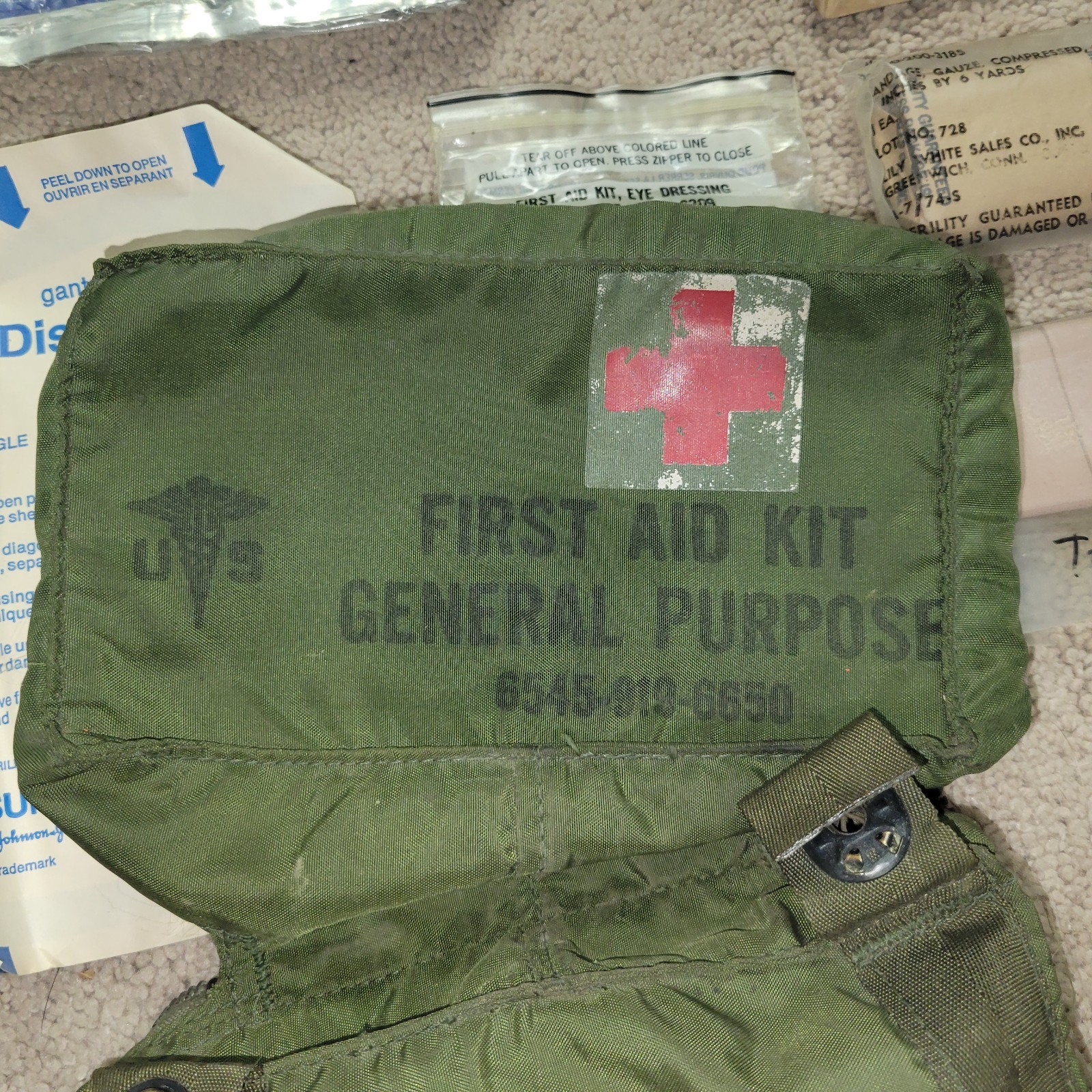 US Military General Purpose First Aid Kit 6545-919-6650