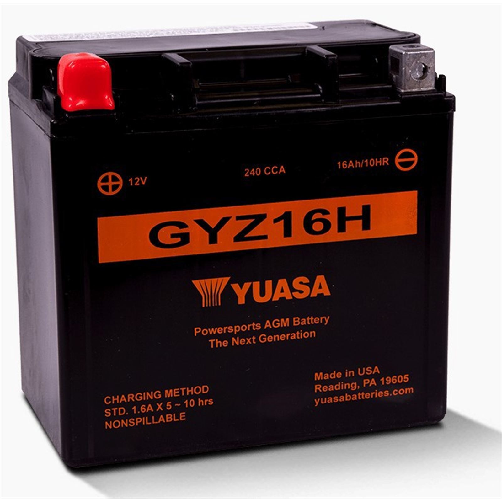 Yuasa Battery GYZ16H Sealed Factory Activated YUAM716GH