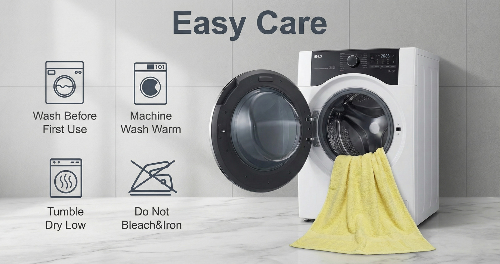 100% Cotton Hotel & Spa Pool Beach Towels 36x68 430GSM Solid Pineapple