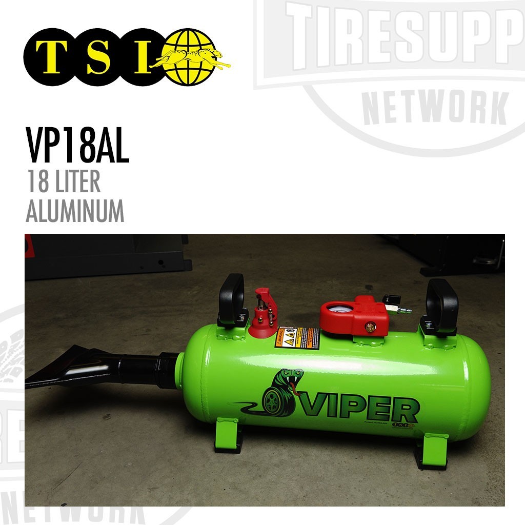 TSI VP18AL Viper Gen III Bead Seater - 18 Liter Aluminum Tank