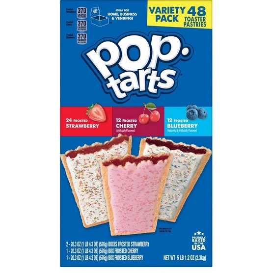 Pop-Tarts Frosted Variety Pack, 48 ct.
