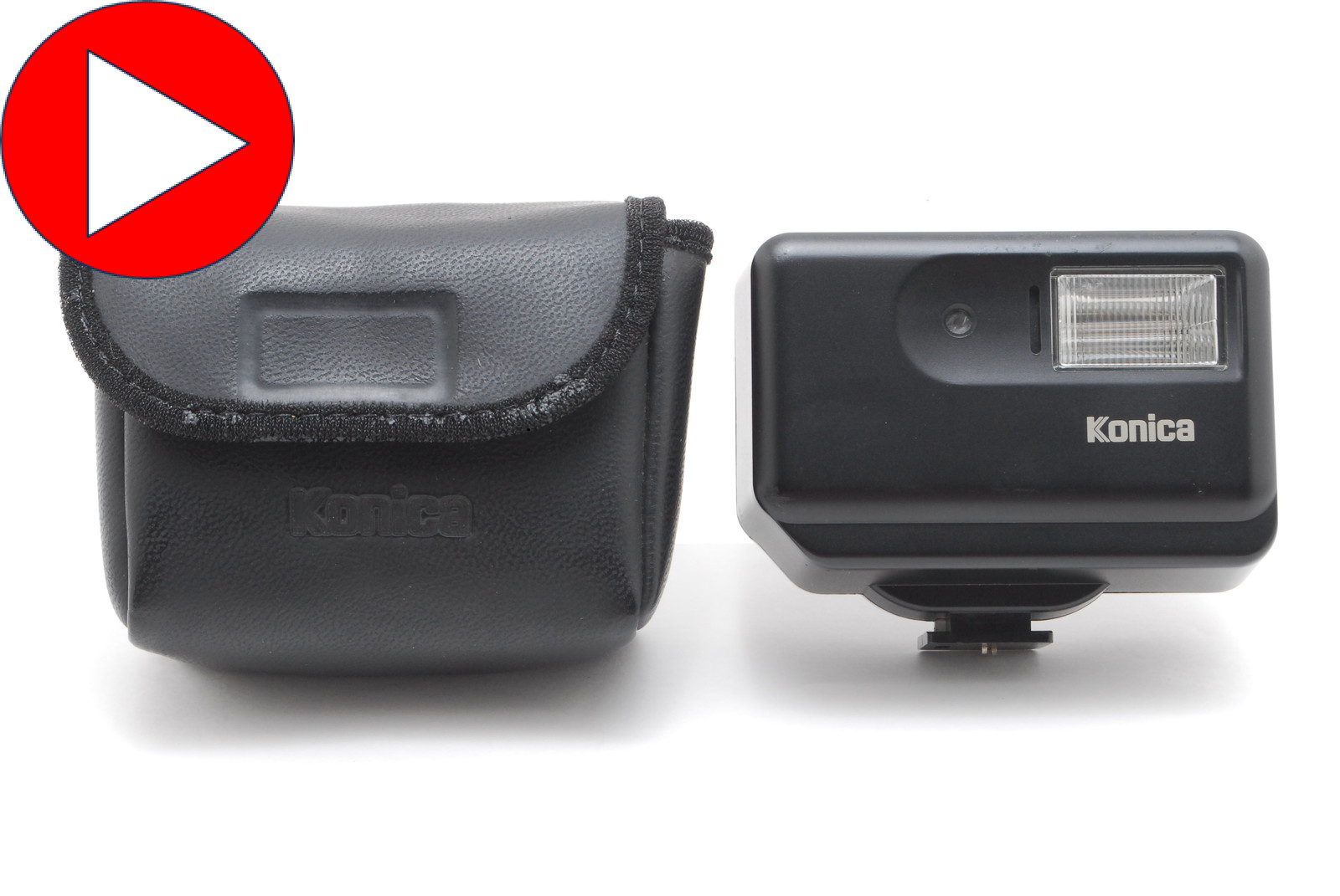 [NEAR MINT] Konica HX-14 AUTO Flash Unit Case for Konica Film Camera FROM JAPAN