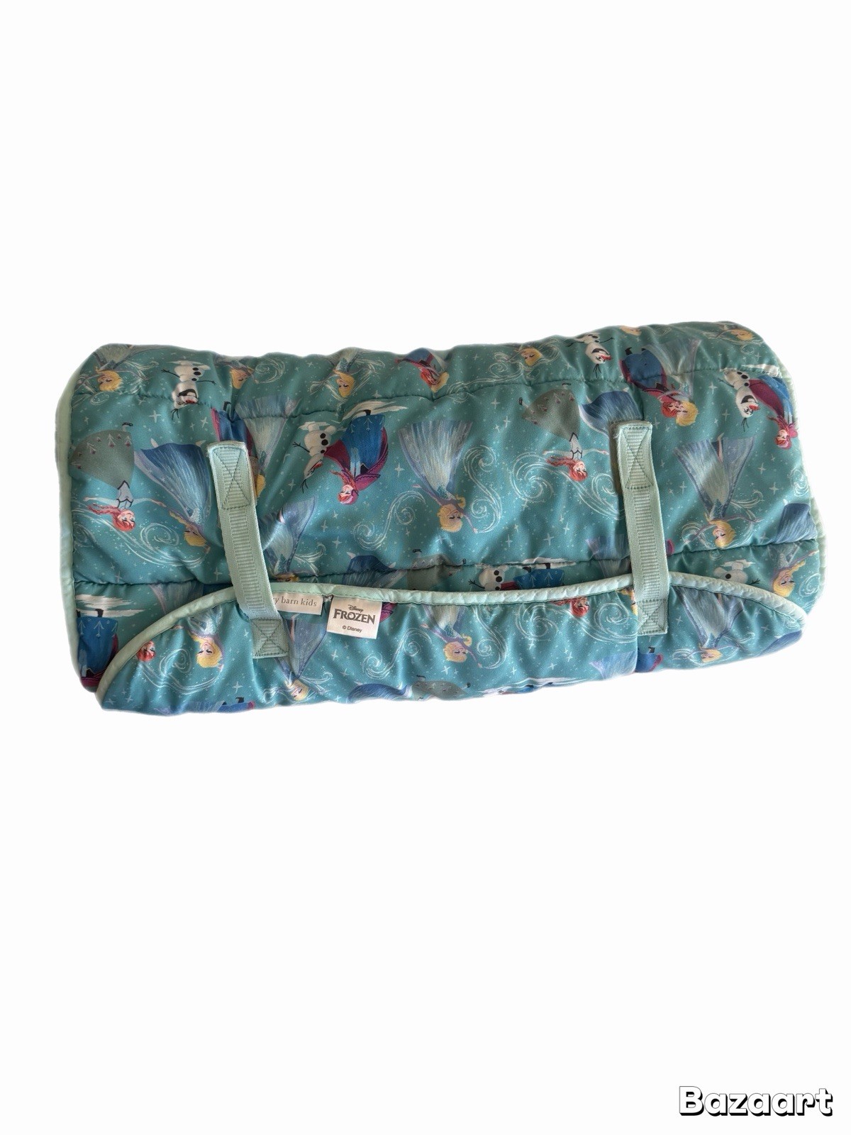 Pottery Barn Kids Toddler Nap Mat Disney Frozen Anna Elsa Blue