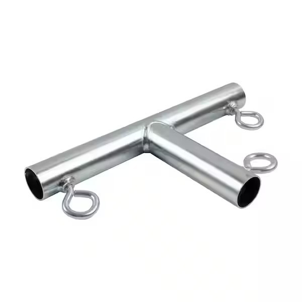 Canopy Fitting-3 Way T-Shape Fitting, 16 Gauge Steel, Rust Proof Choose Size