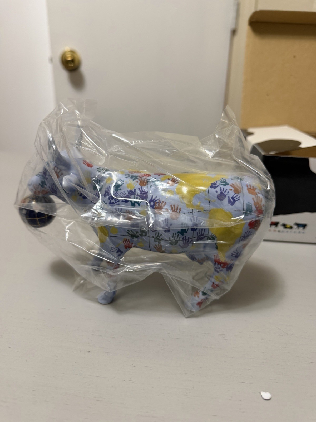 Cow Parade "It's A Smooll World" Westland Giftware NEW IN BOX Never Displayed!!