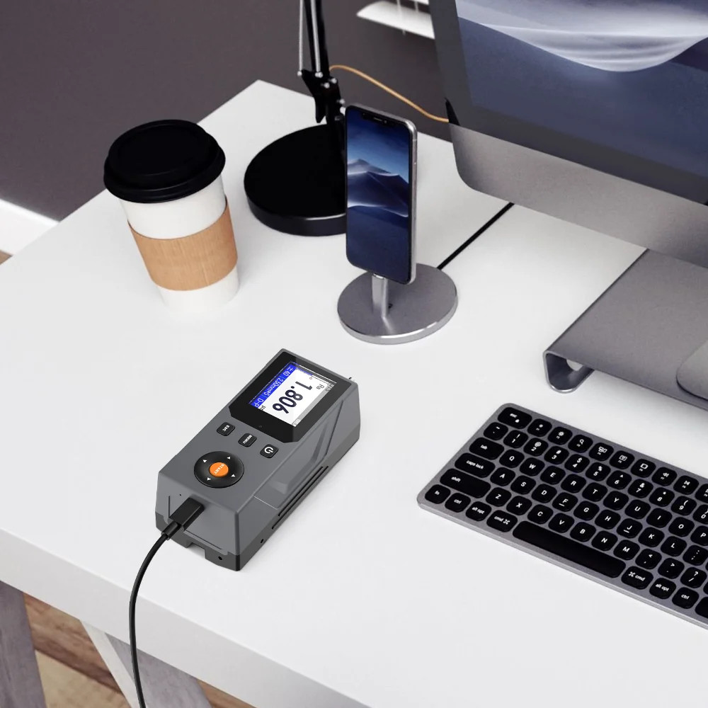 Surface Roughness Tester 0.001μm Ra Rz Rq & 12+ Parameters High Precision