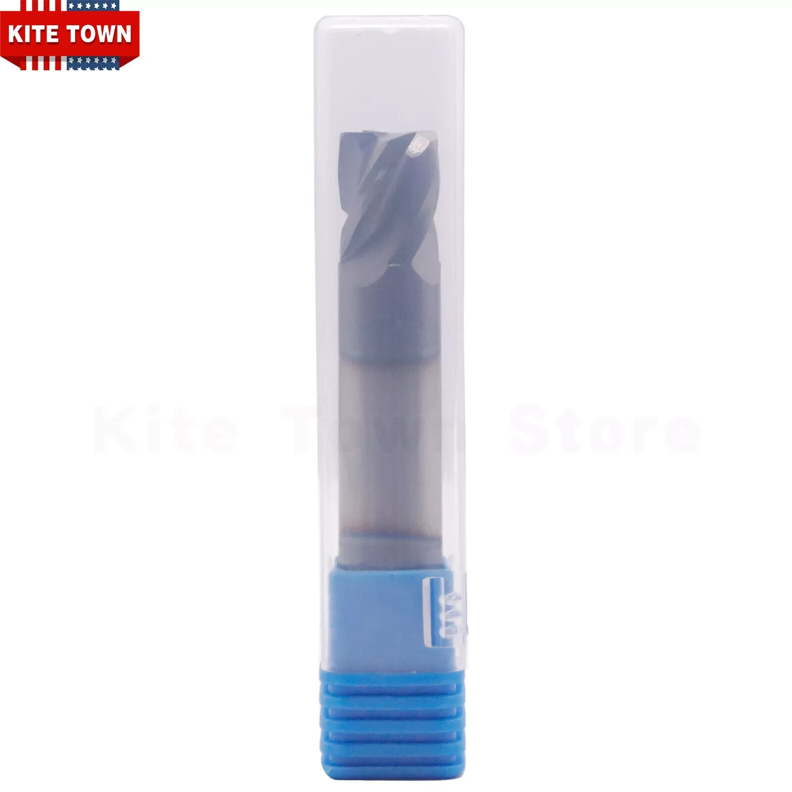 5Pcs 4 Flute 1/2" x 5/8" x 3" Double End Solid Carbide End Mills - AlTiN Coated